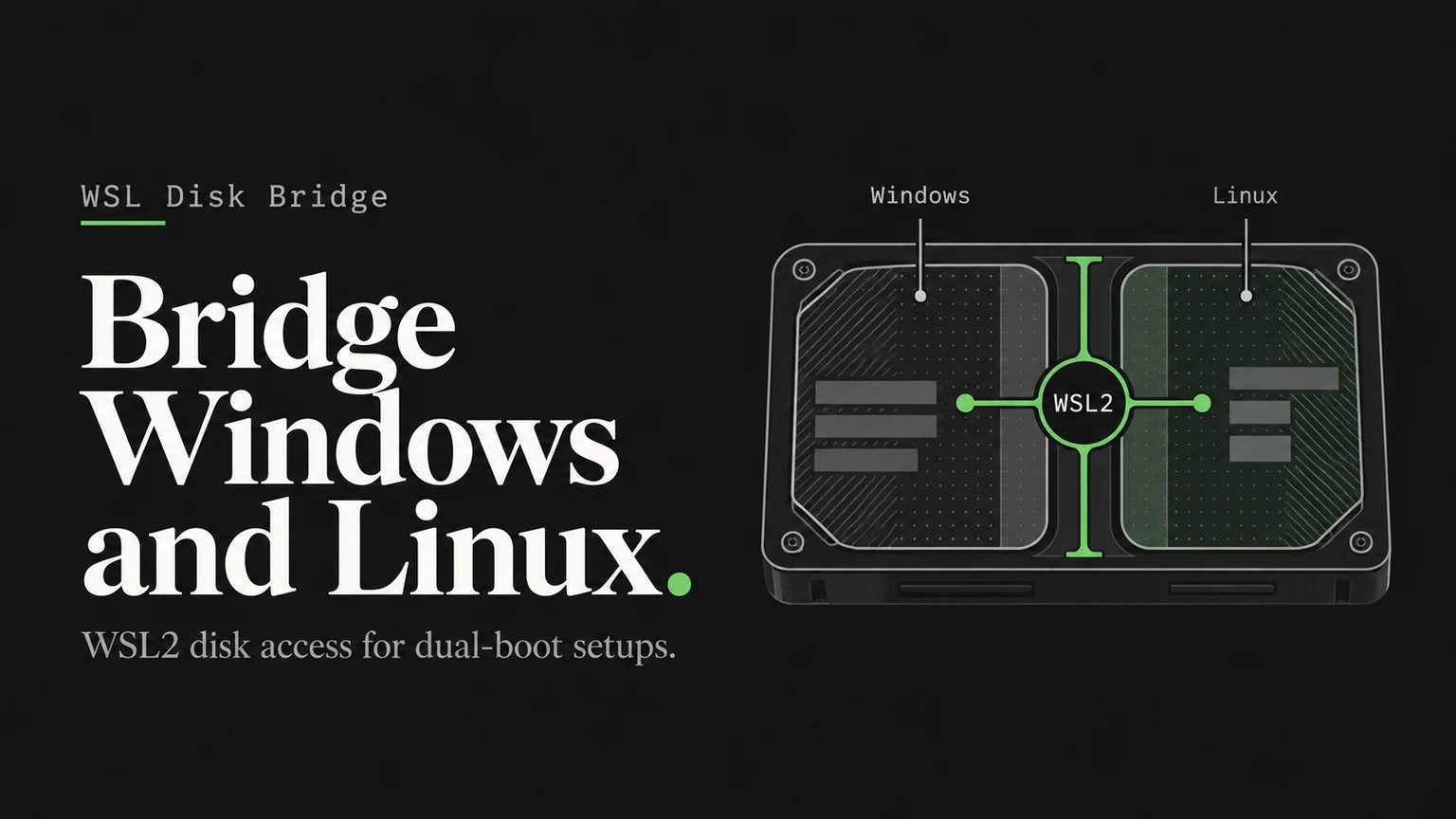 WSL Disk Bridge: Bridge Windows and Linux.